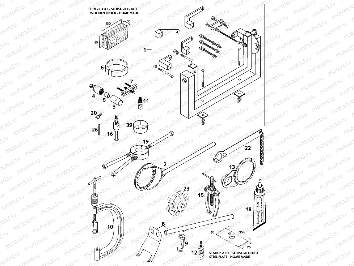Special tools (engine)