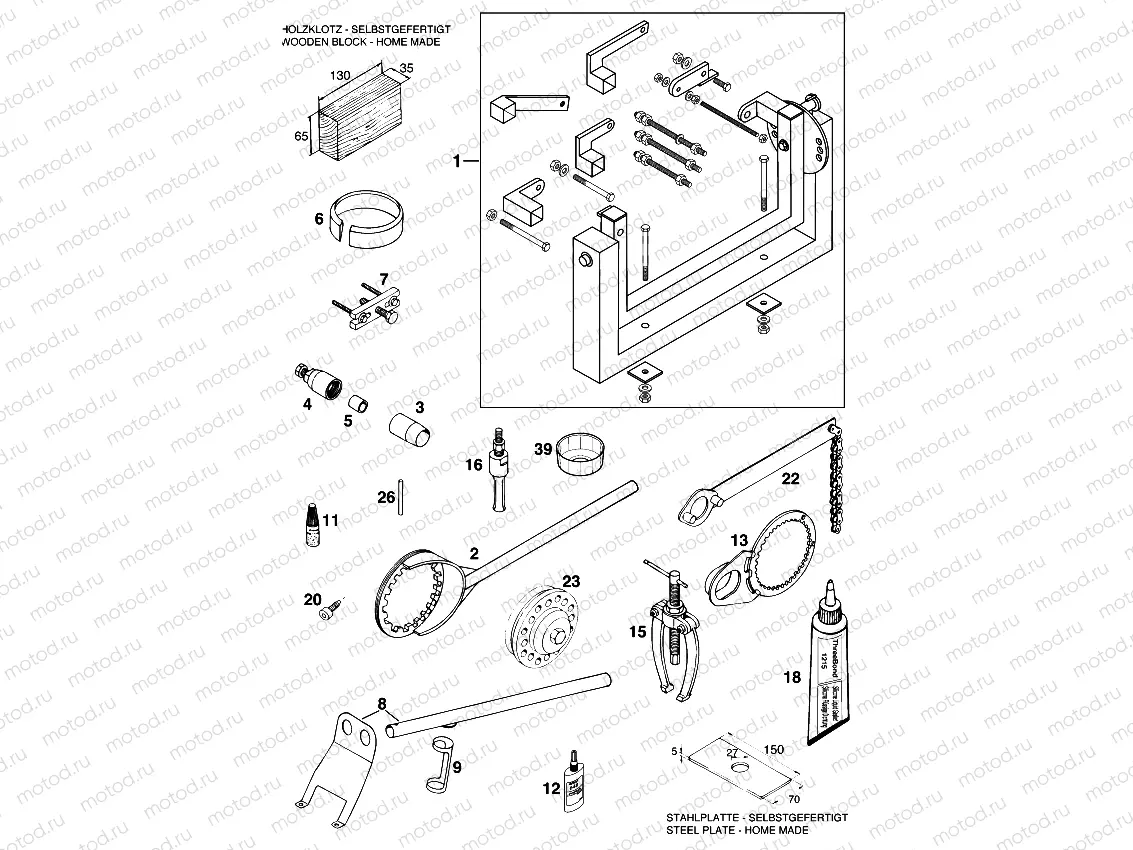 Special tools (engine)