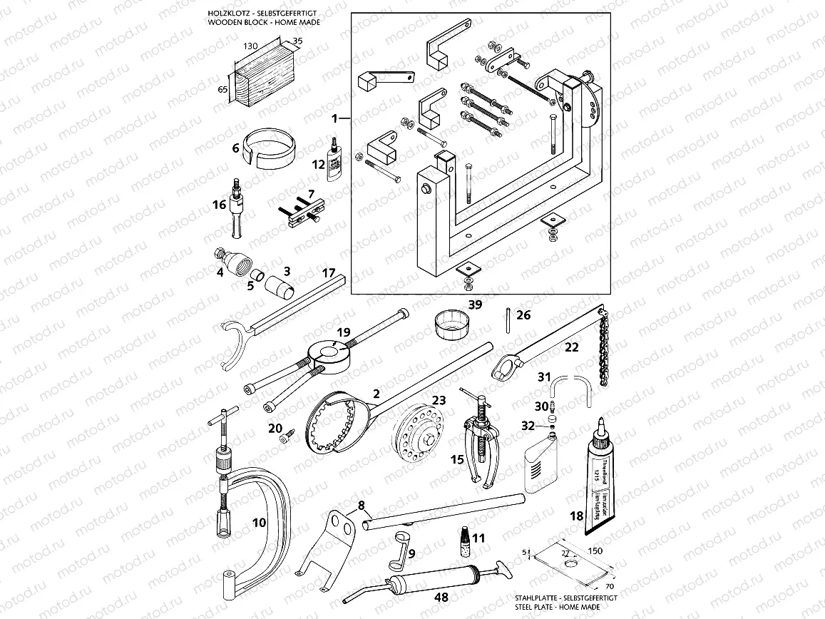 Special tools (engine)