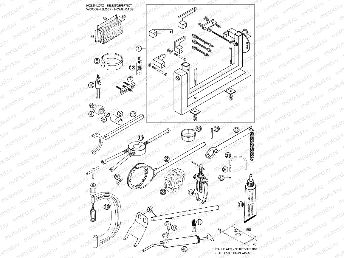 Special tools (engine)