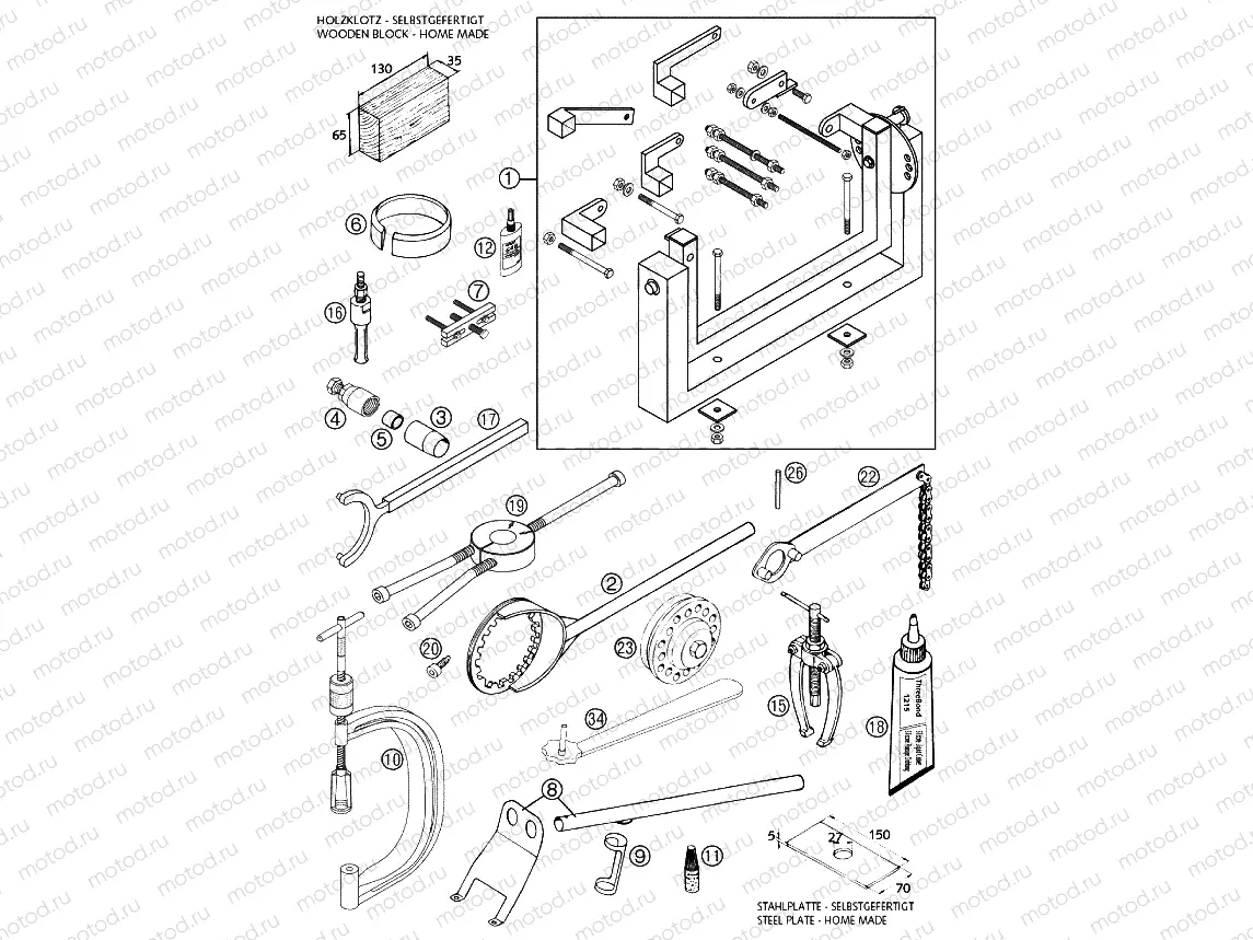 Special tools (engine)