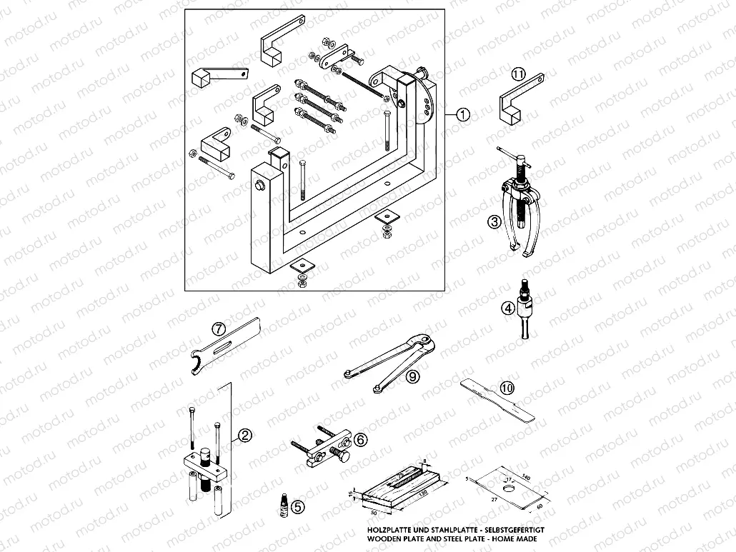 Special tools (engine)