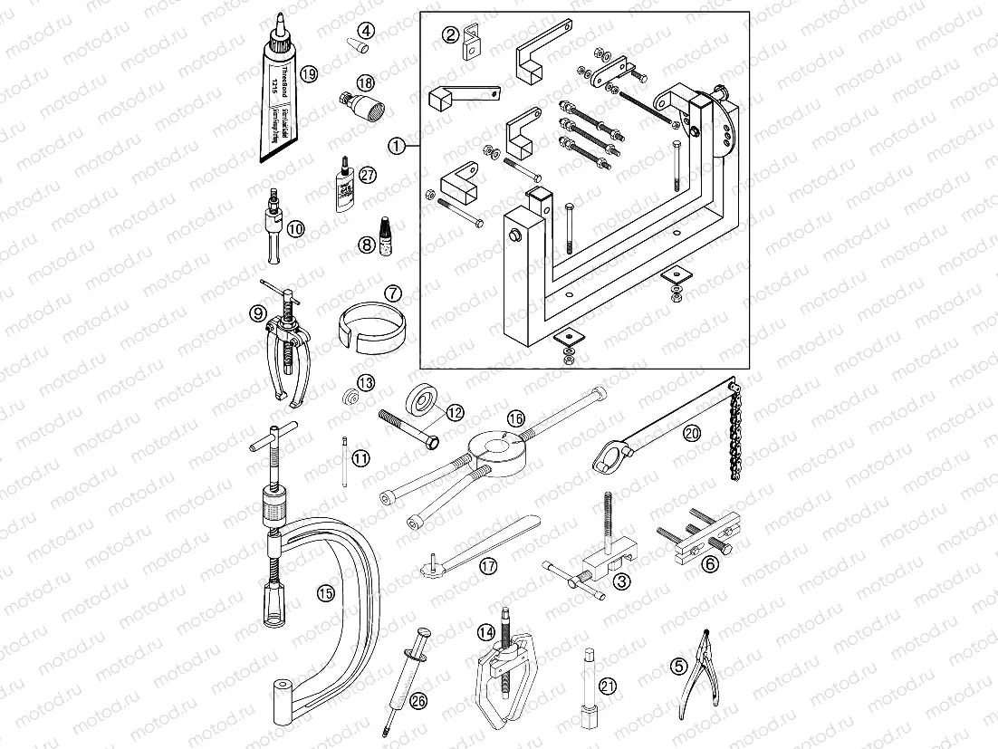 Special tools (engine)