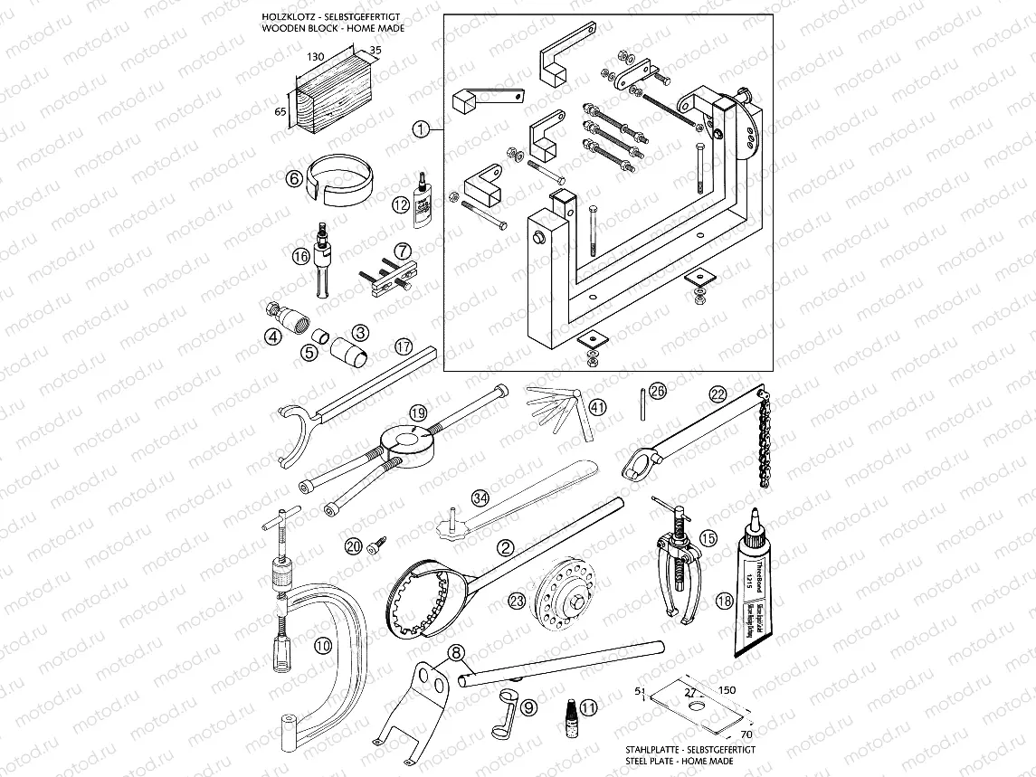 Special tools (engine)