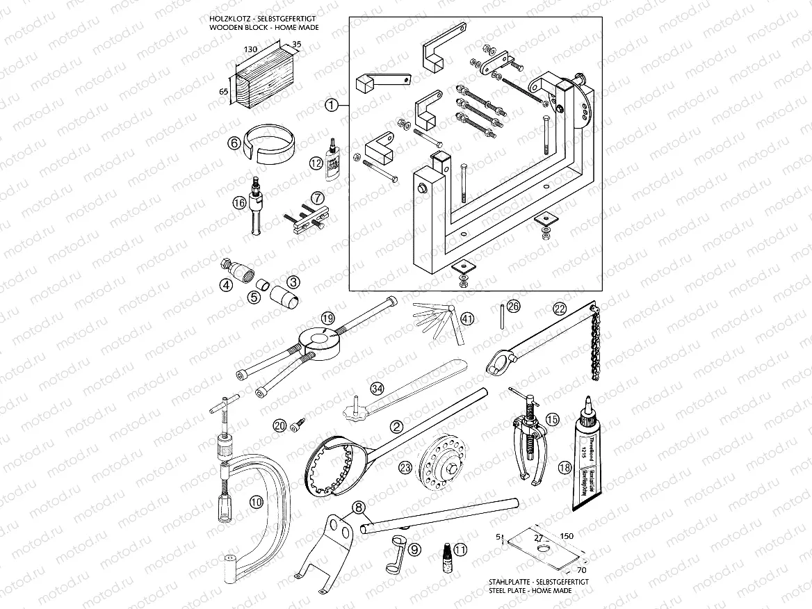 Special tools (engine)