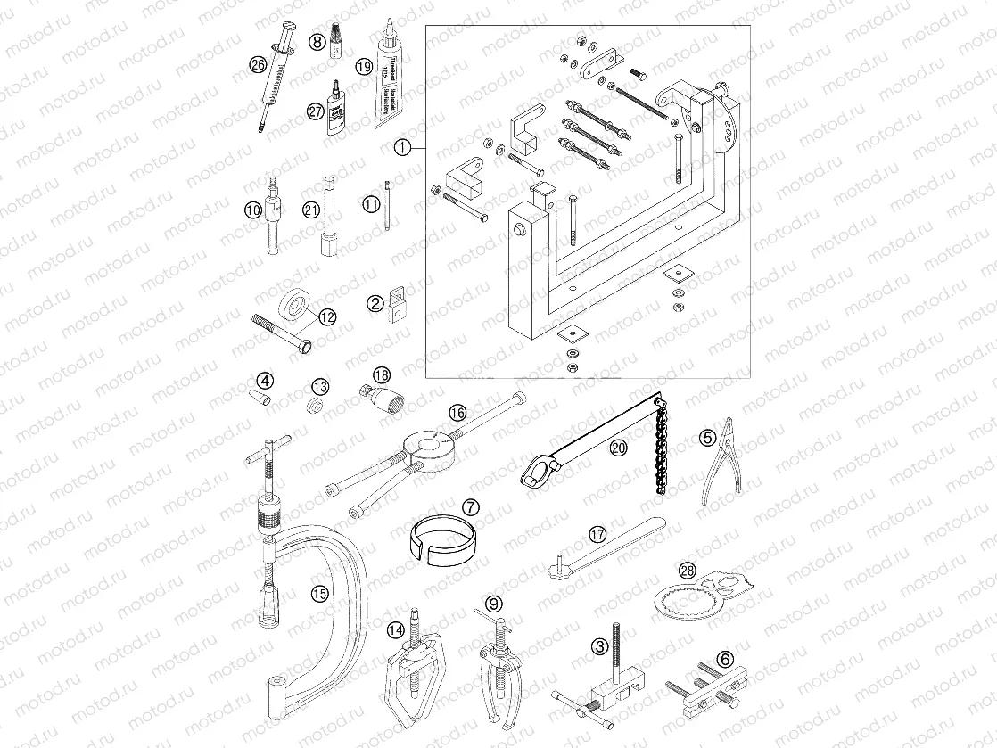 Special tools (engine)