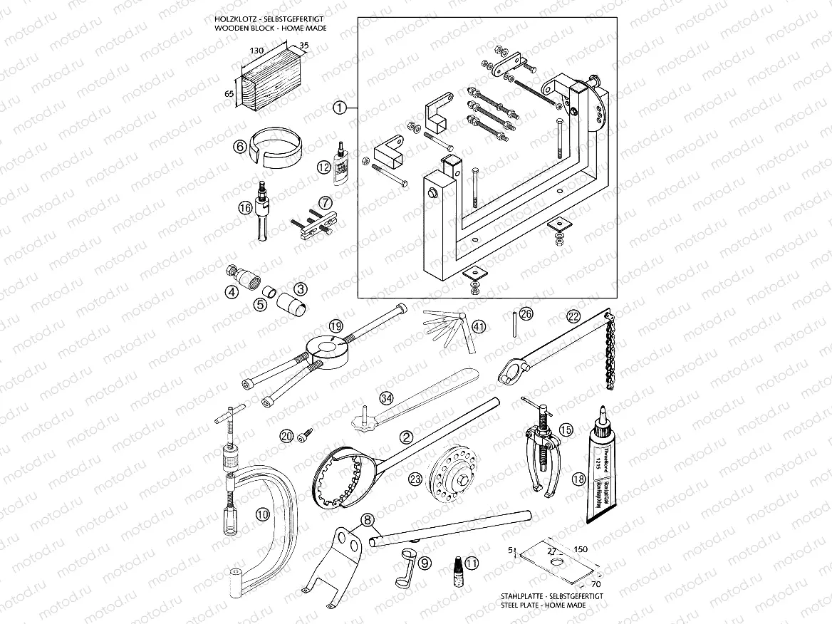 Special tools (engine)