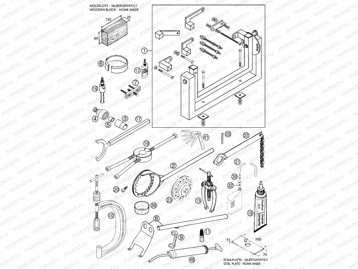 Special tools (engine)