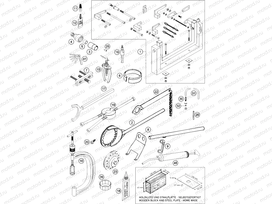 Special tools (engine)