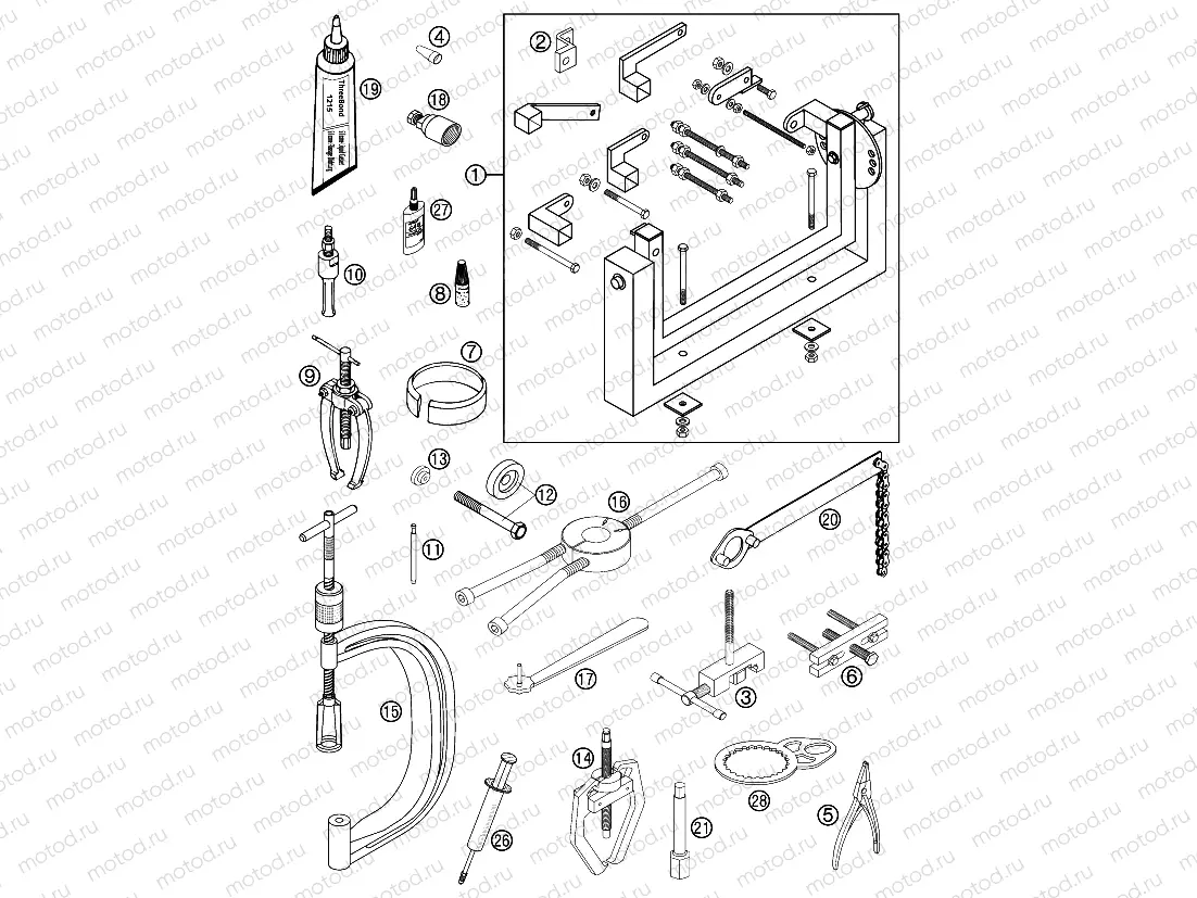 Special tools (engine)