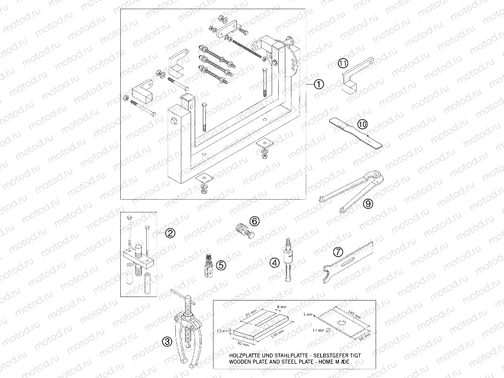 Special tools (engine)