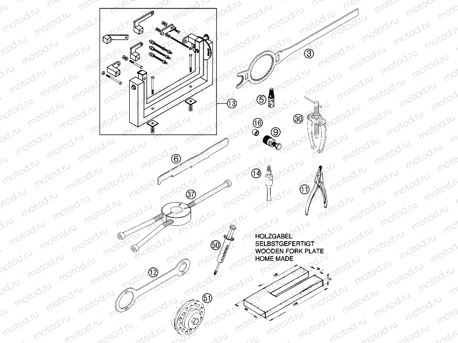 Special tools (engine)