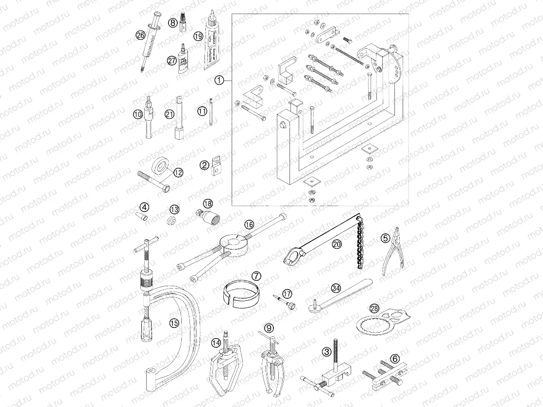Special tools (engine)