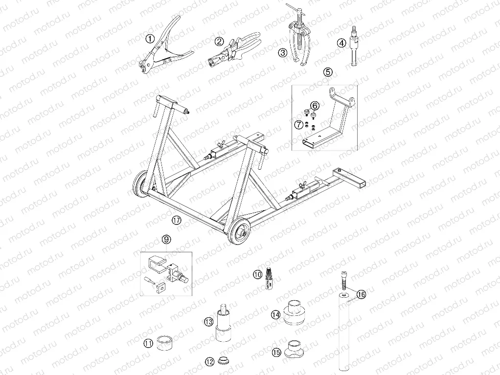 Special tools (engine)