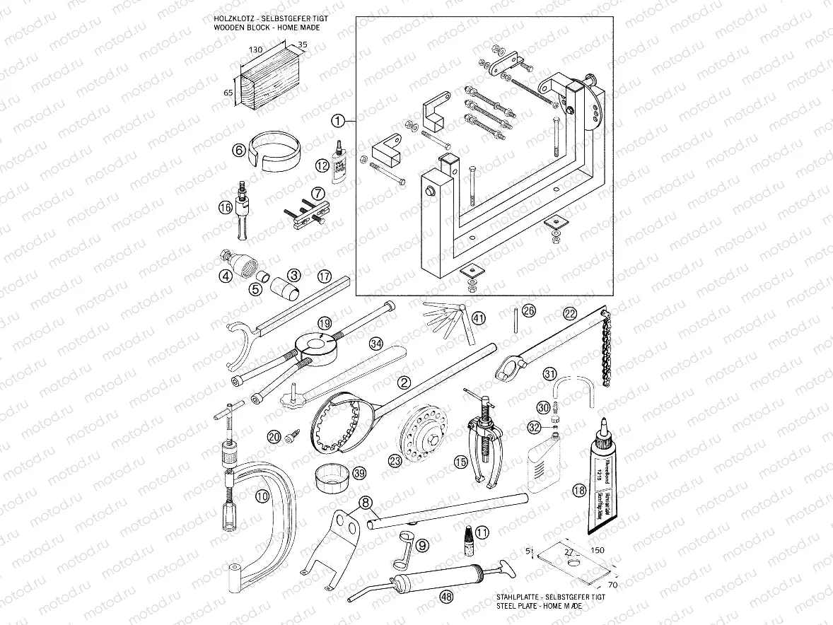 Special tools (engine)