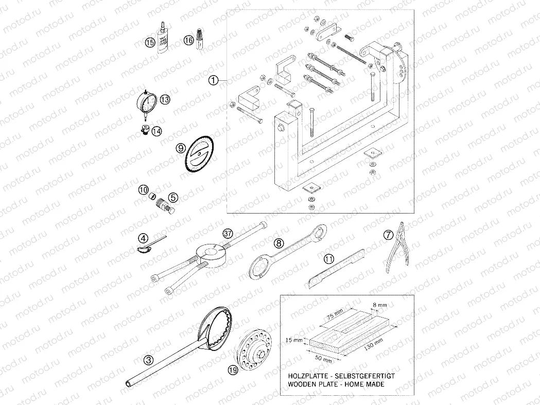 Special tools (engine)