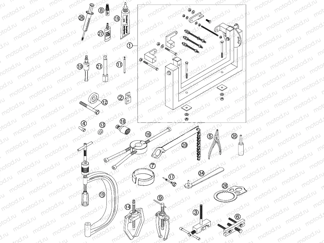 Special tools (engine)