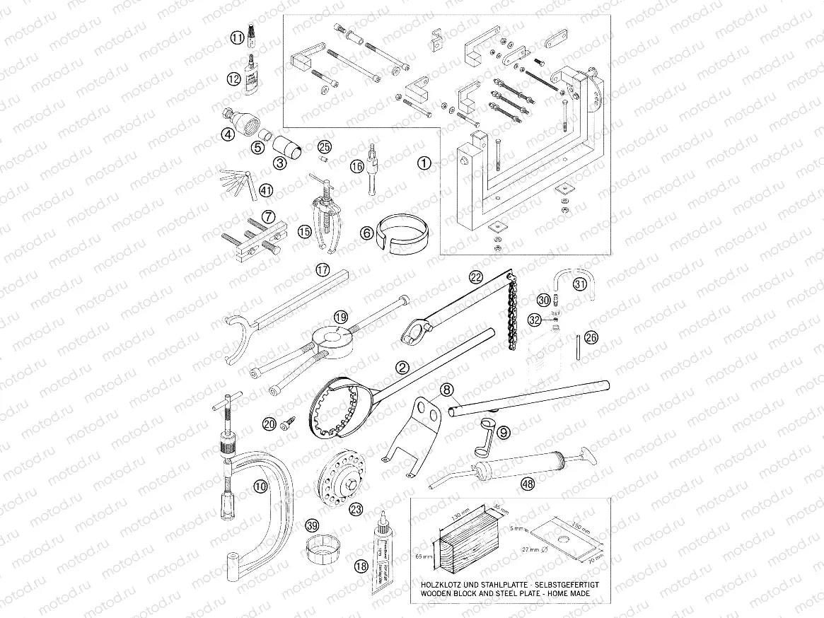Special tools (engine)