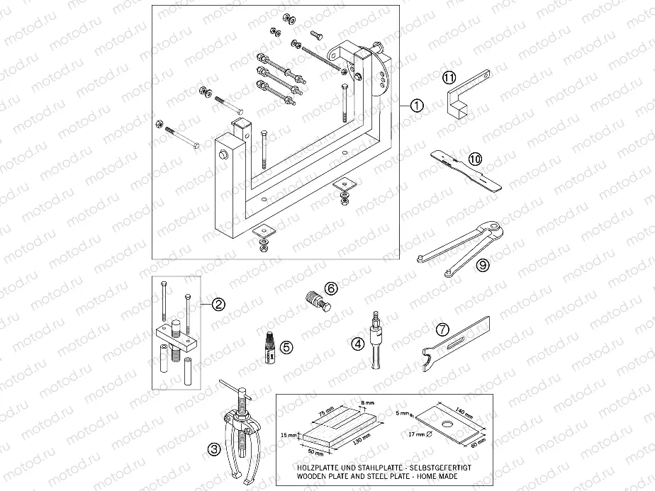 Special tools (engine)