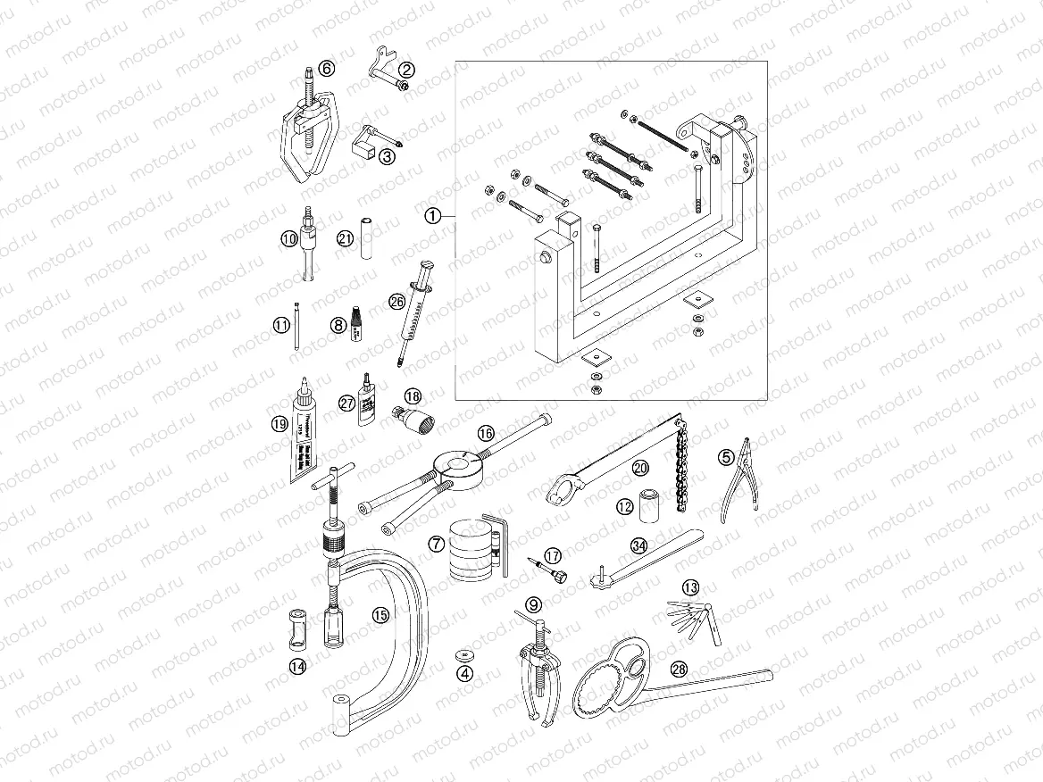 Special tools (engine)