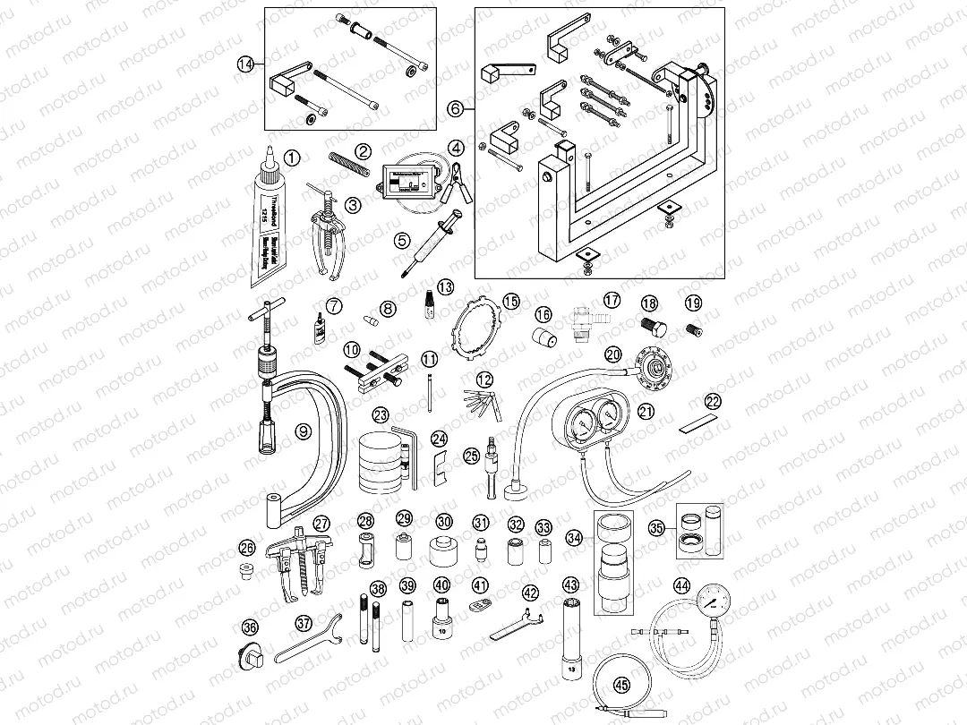 Special tools (engine)