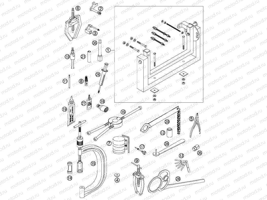Special tools (engine)