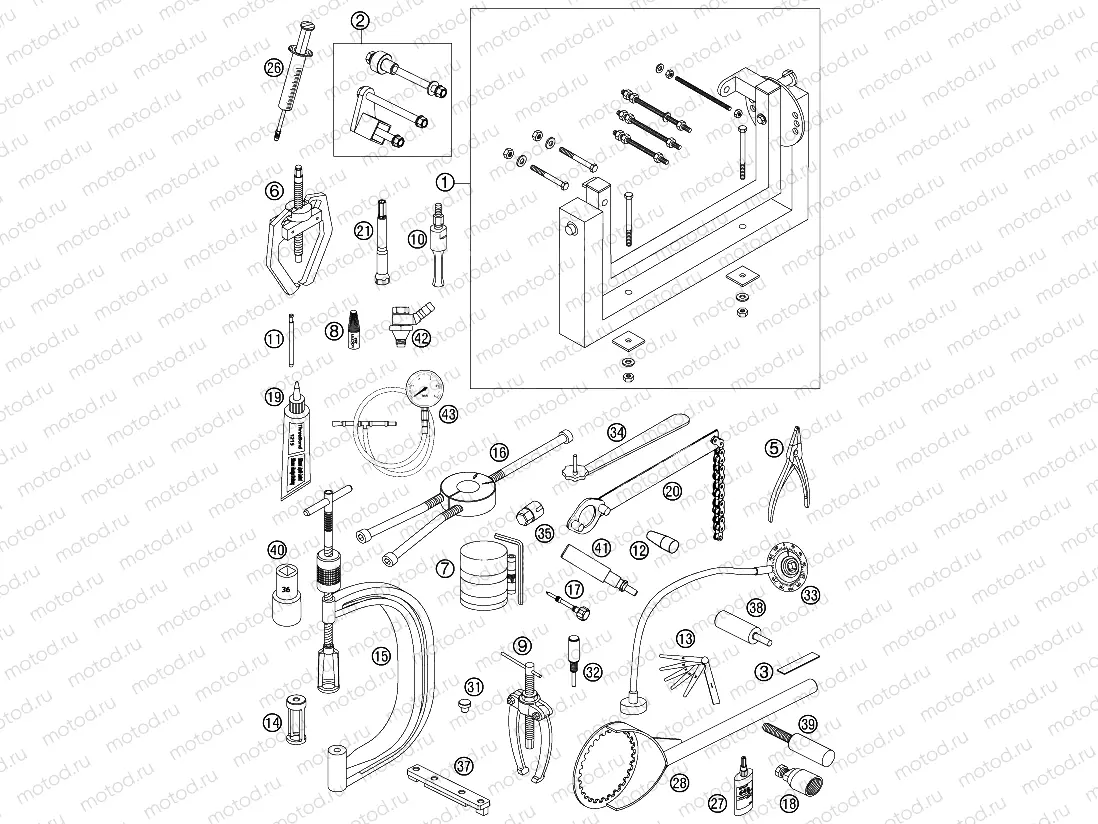 Special tools (engine)