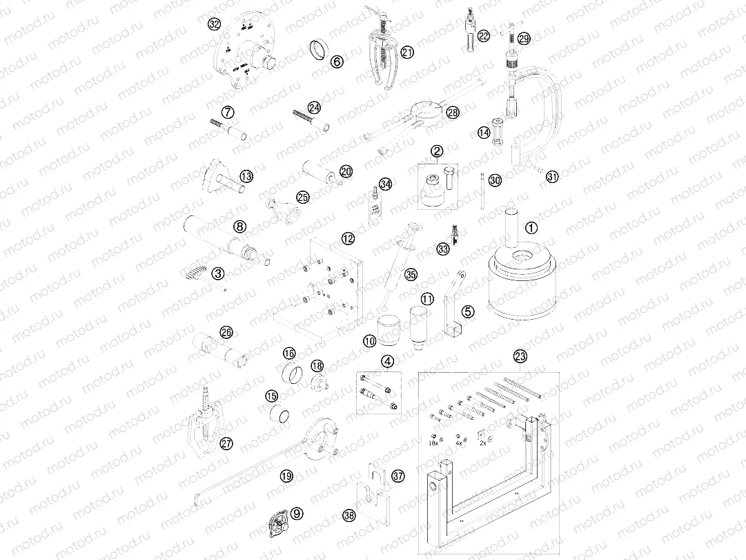 Special tools (engine)