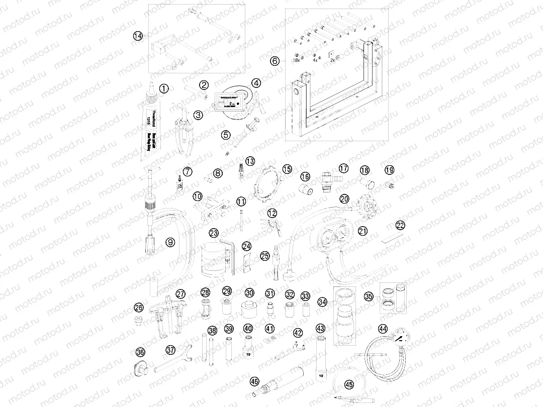 Special tools (engine)