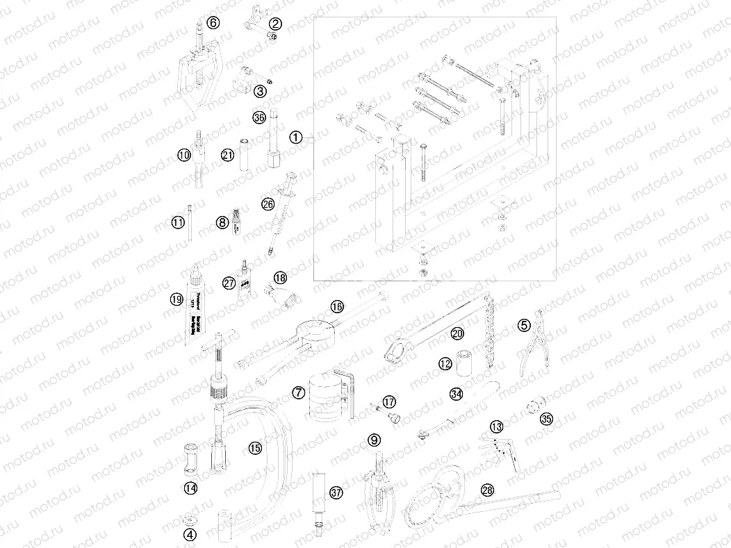Special tools (engine)