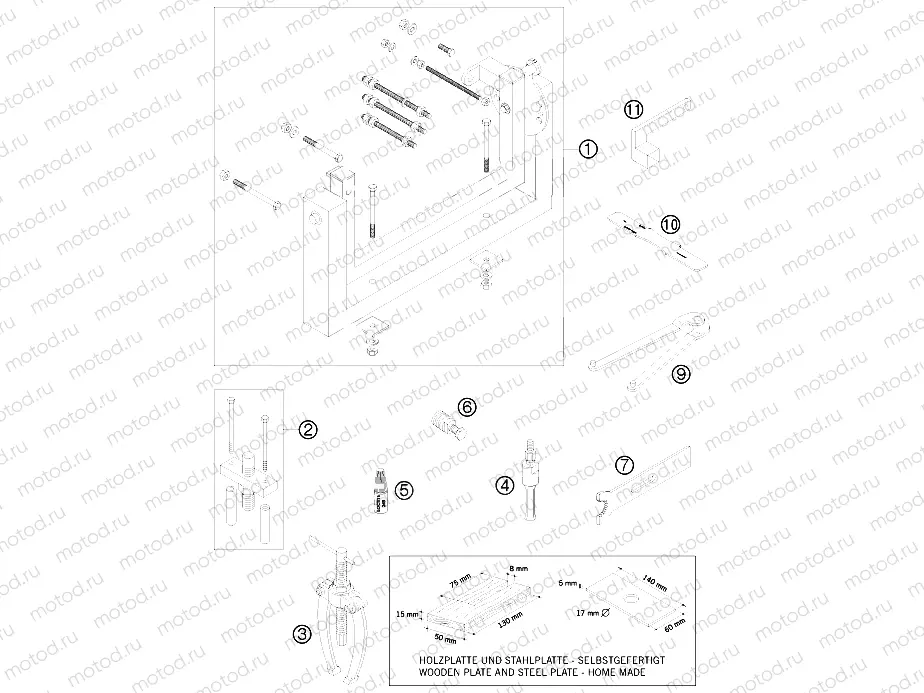 Special tools (engine)