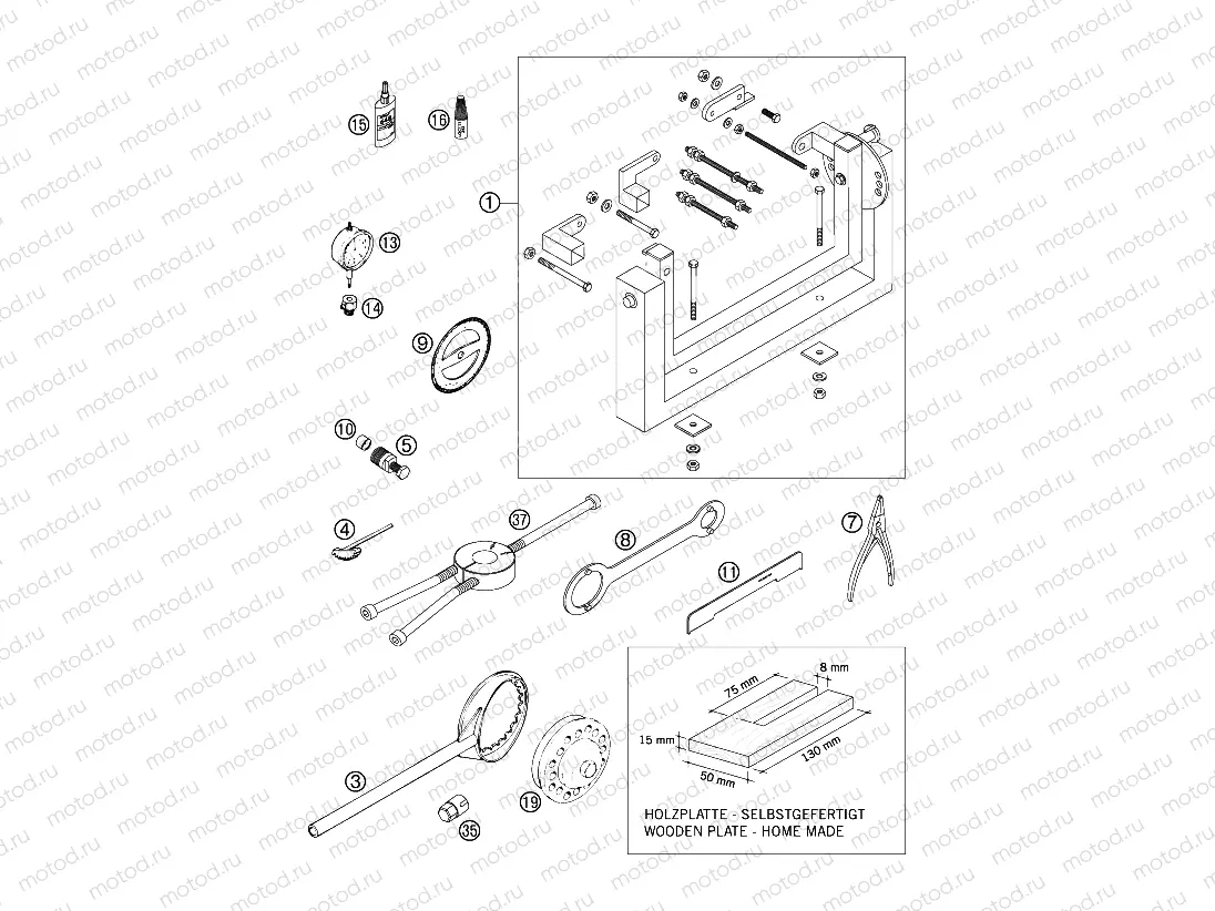 Special tools (engine)