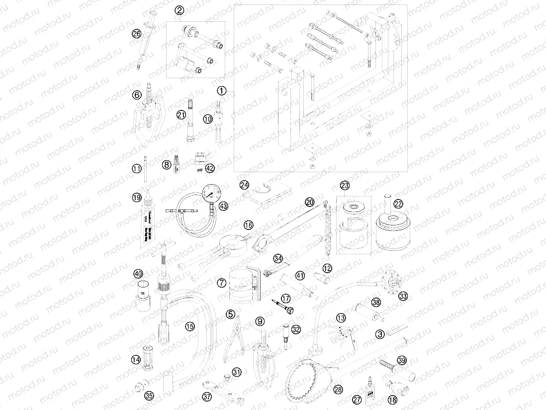 Special tools (engine)