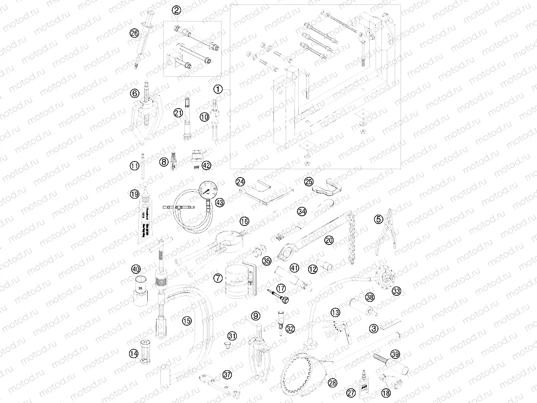 Special tools (engine)