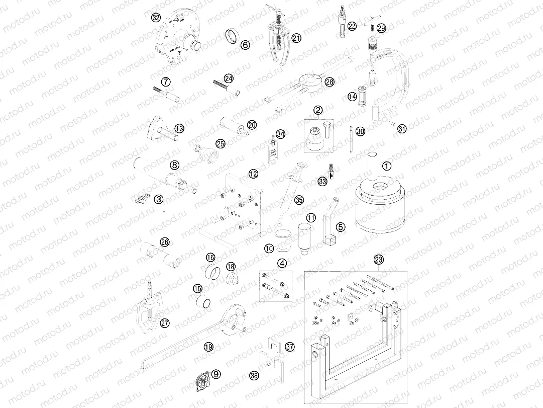 Special tools (engine)