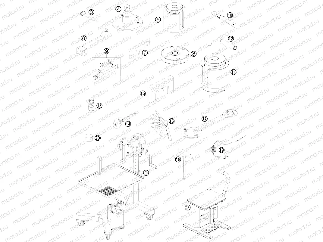 Special tools (engine)