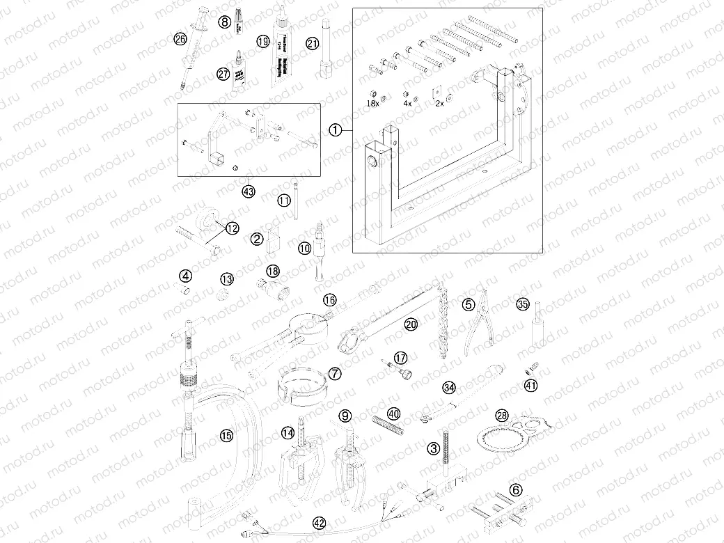 Special tools (engine)