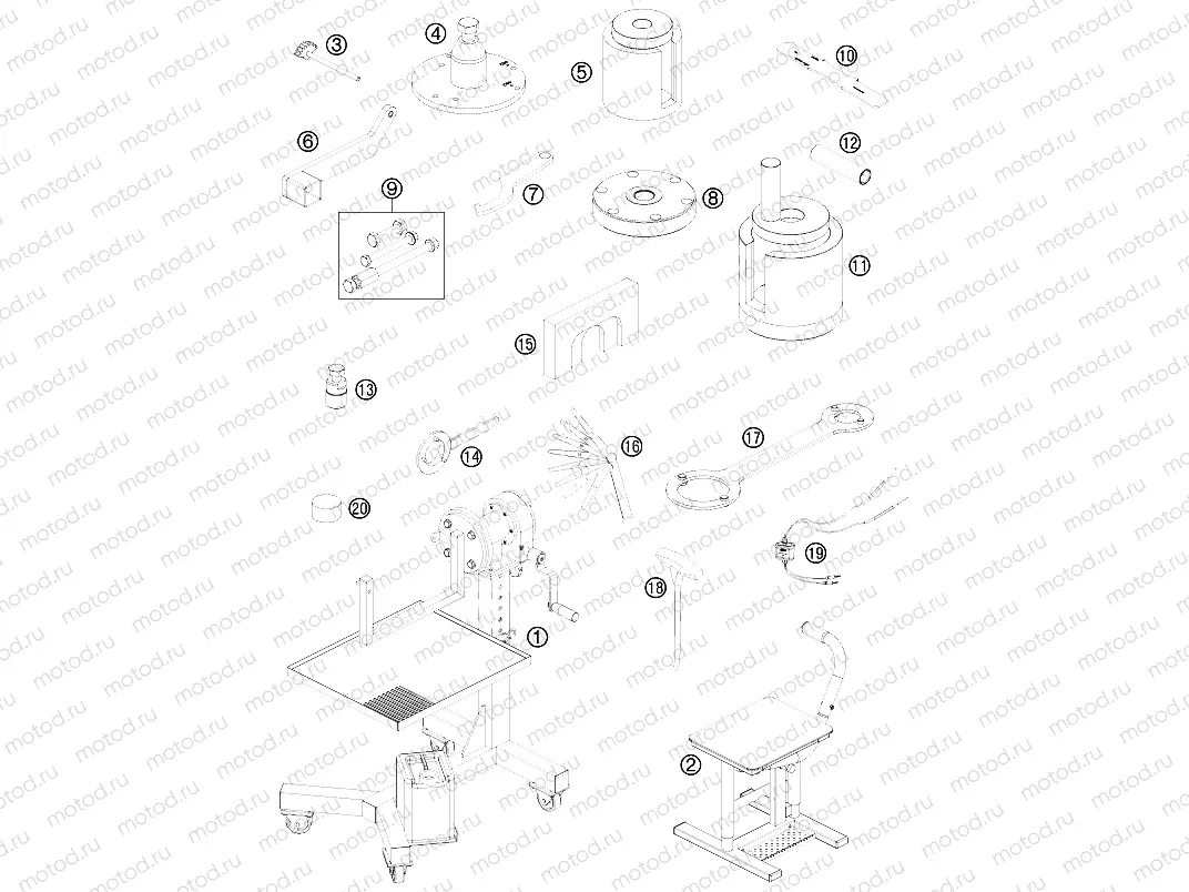 Special tools (engine)