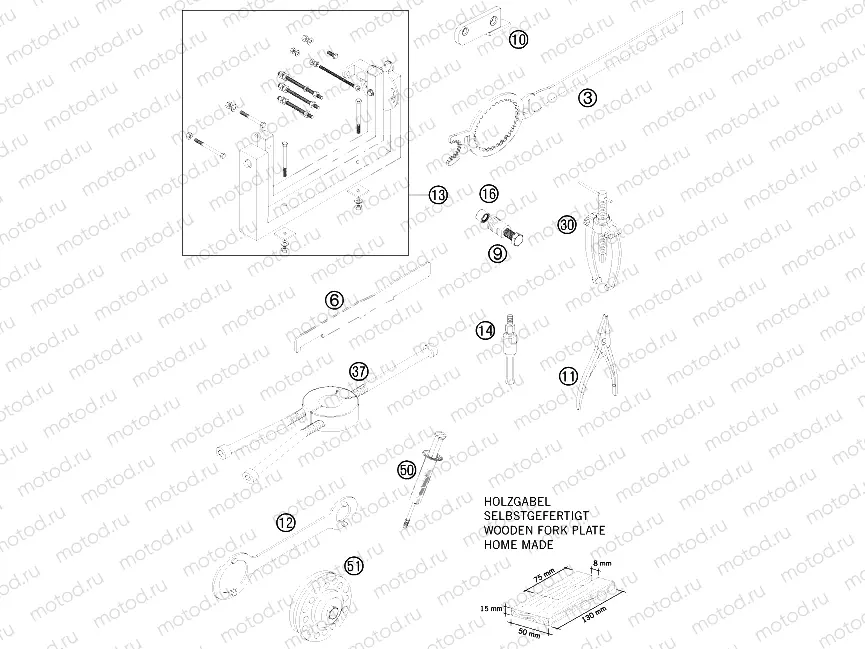 Special tools (engine)