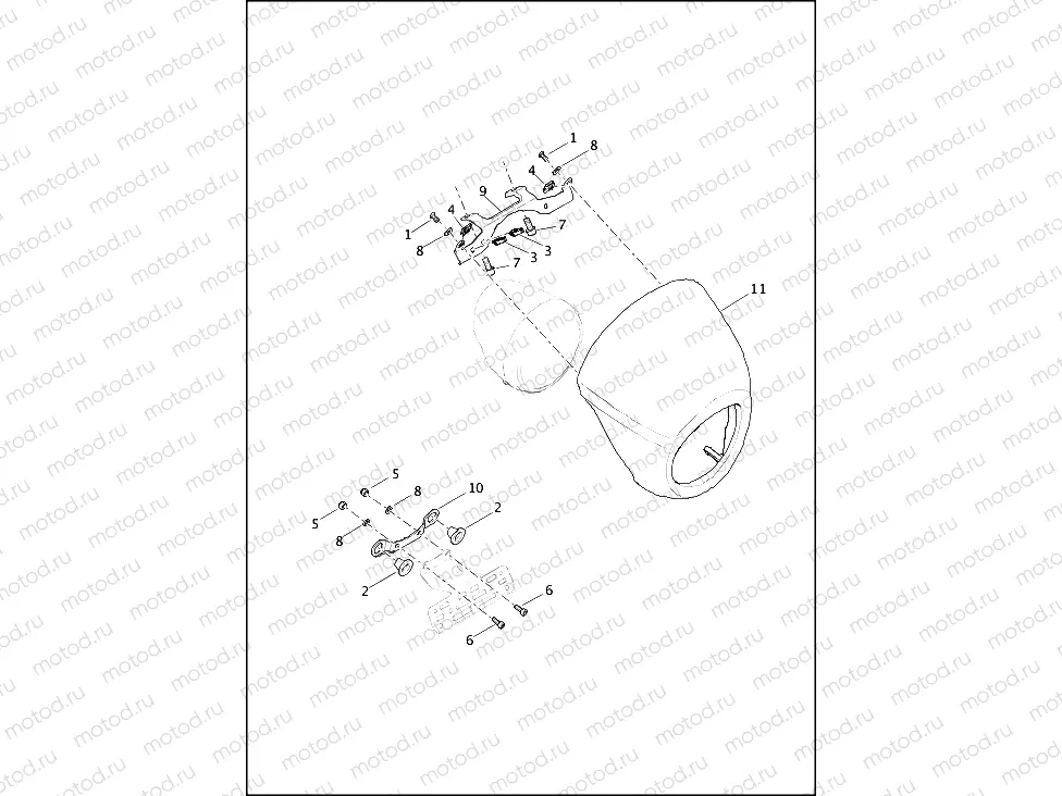 SPEED SCREEN - XG500 XG750