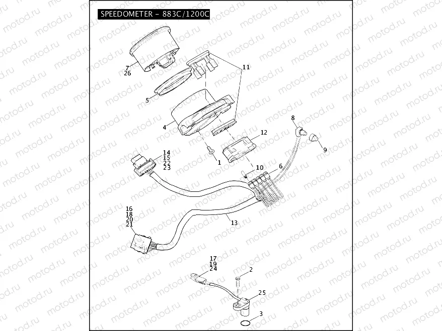 SPEEDOMETER - 883C/1200C