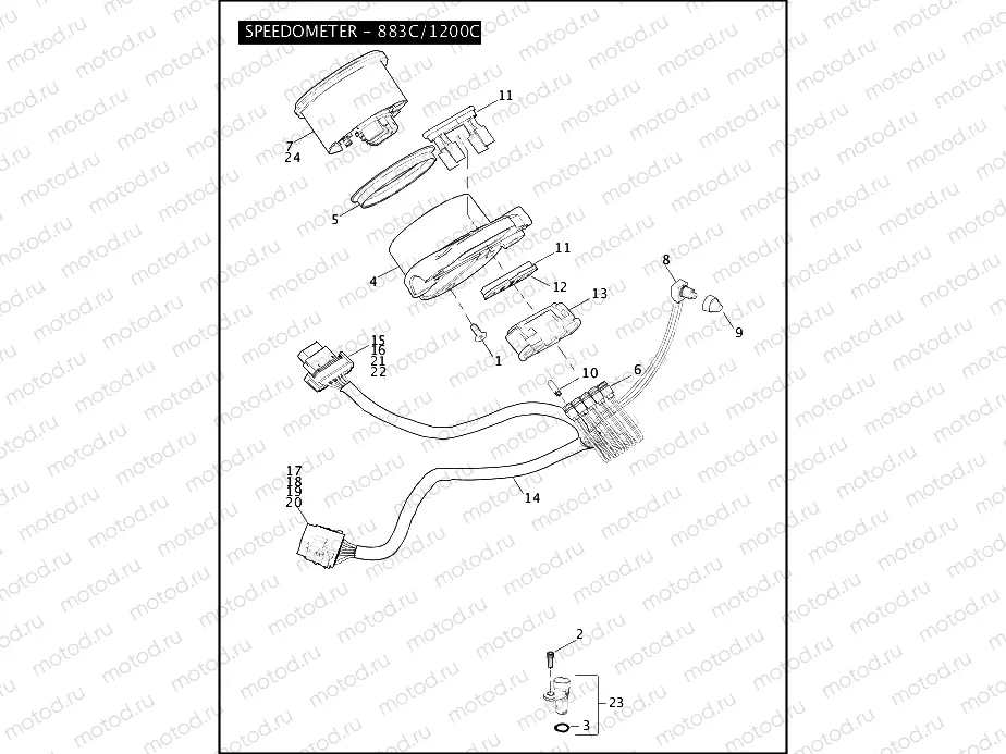 SPEEDOMETER - 883C/1200C