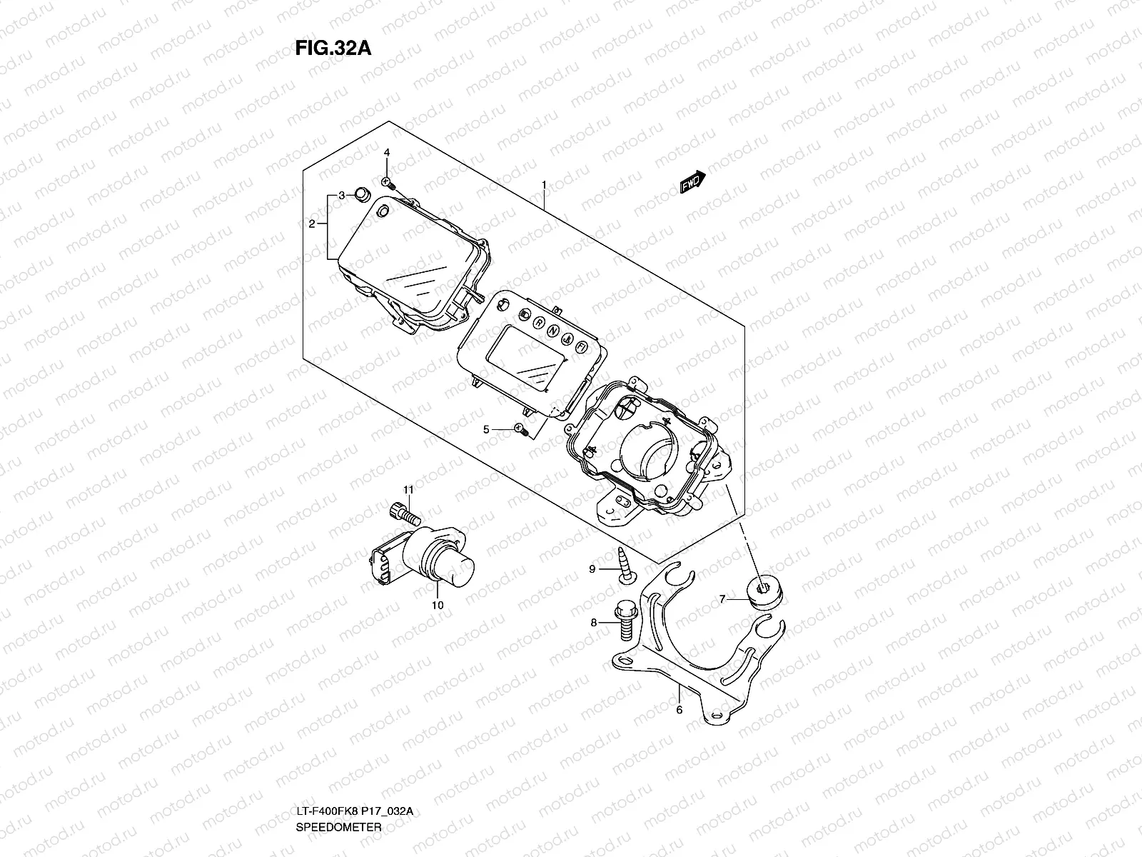 SPEEDOMETER (LT-F400FL0)