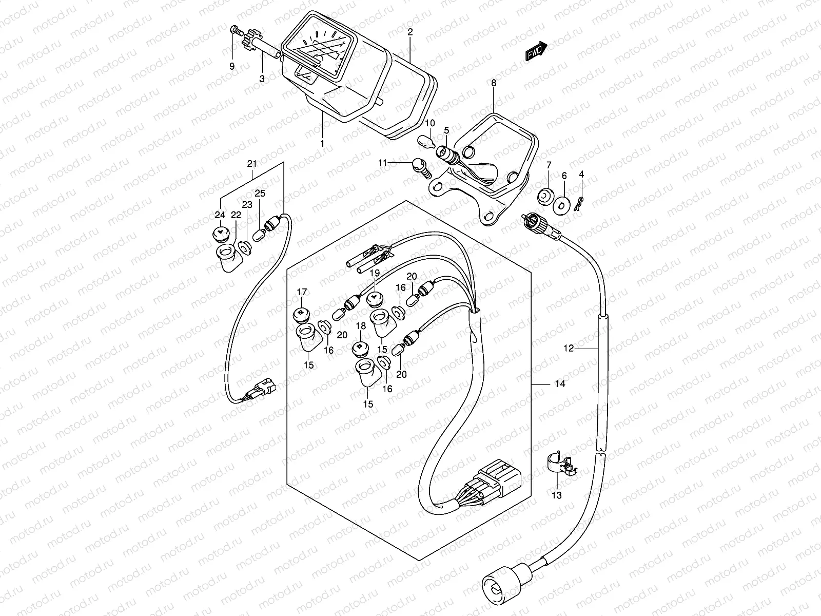 SPEEDOMETER (MODEL K3/K4)