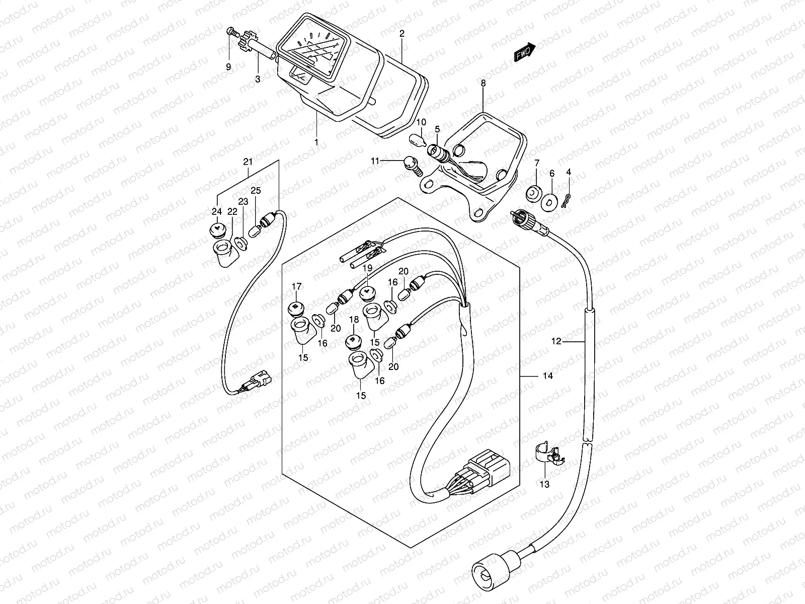 SPEEDOMETER (MODEL K3/K4)