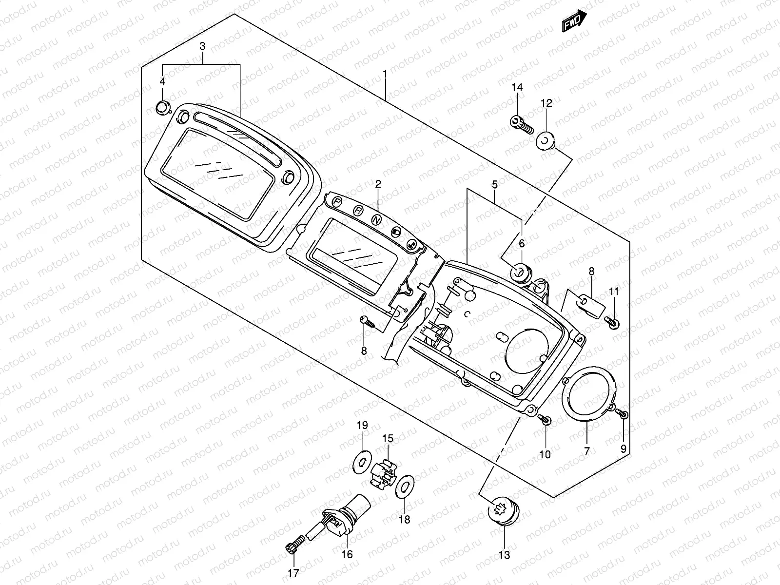 SPEEDOMETER (MODEL K4/K5)