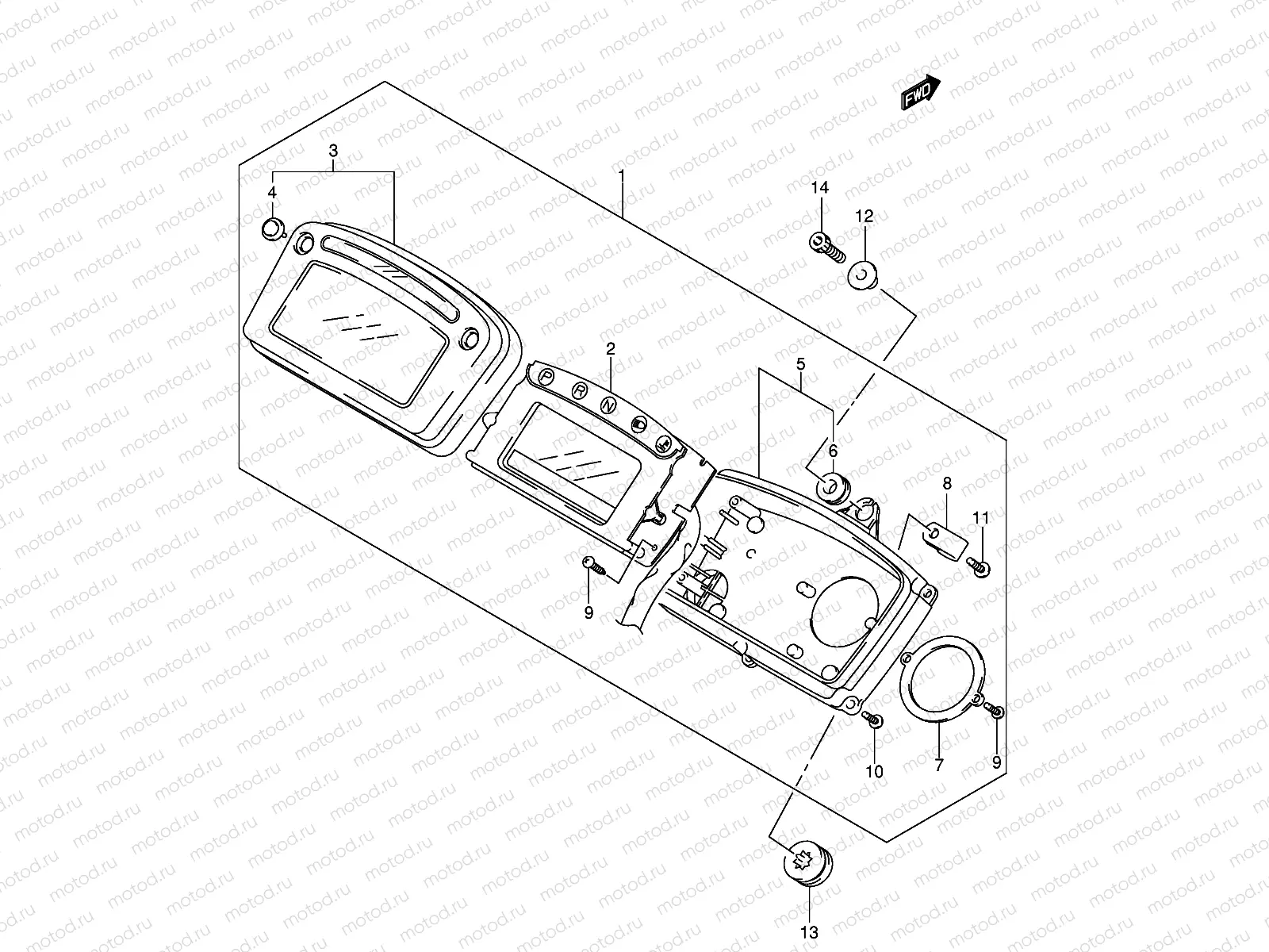 SPEEDOMETER (MODEL K4/K5)