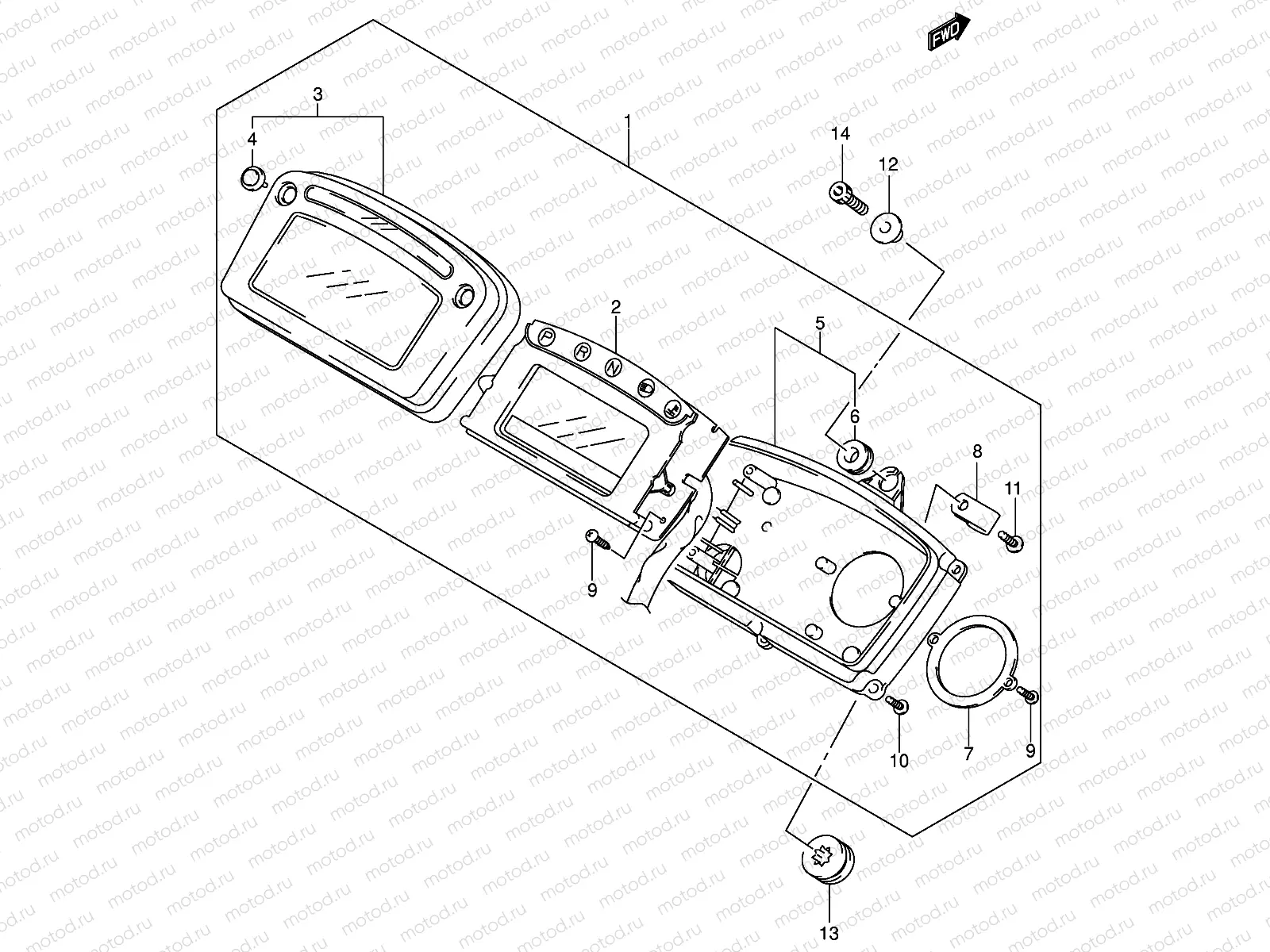 SPEEDOMETER (MODEL K4/K5)