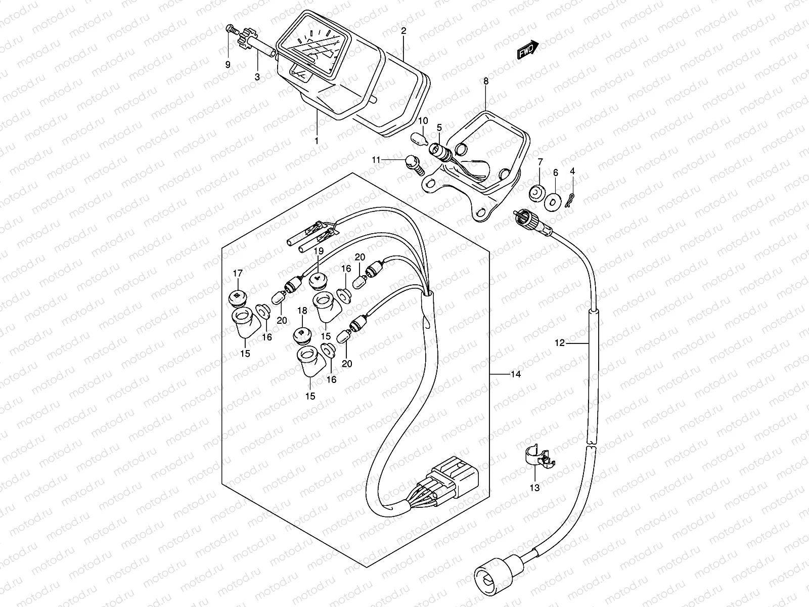 SPEEDOMETER (MODEL K5)
