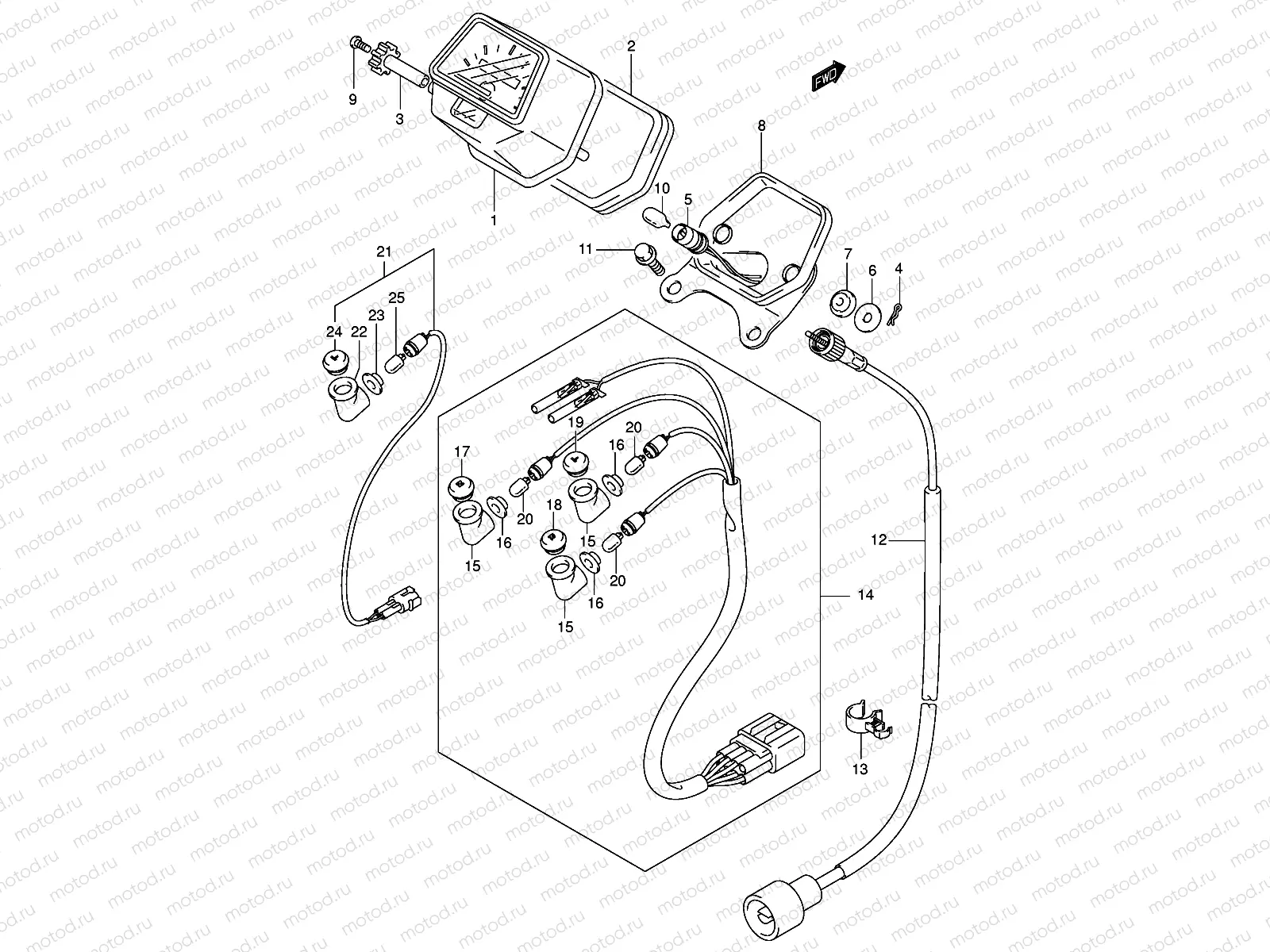 SPEEDOMETER (MODEL K5)